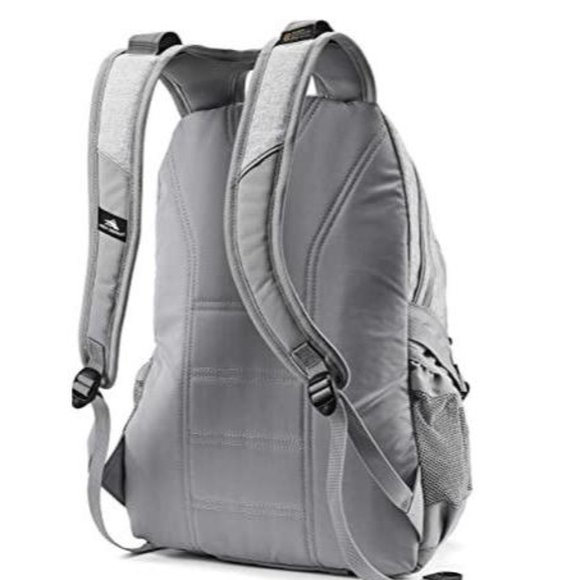 NWT High Sierra Backpack Waterproof School Hike Laptop Books Travel Silver Gray - Picture 3 of 11